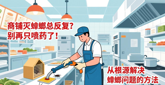 店铺蟑螂太多怎么办_商铺灭蟑螂_店里蟑螂