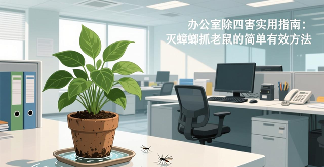 办公室除四害实用指南：灭蟑螂抓老鼠的简单有效方法