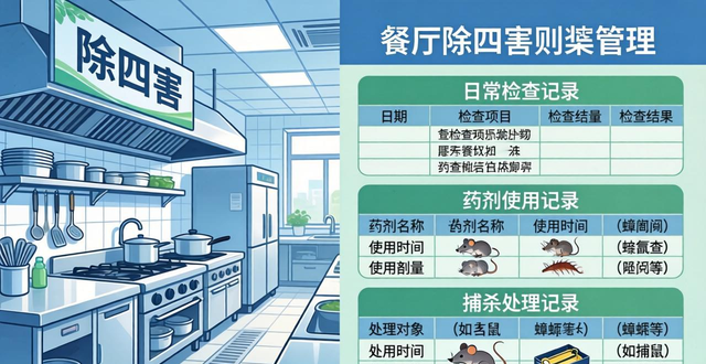 餐厅除四害管理制度_餐厅除四害_餐厅除四害要求及标准