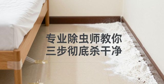 臭虫怎么灭 家里有臭虫别慌 专业除虫师教你三步彻底杀干净